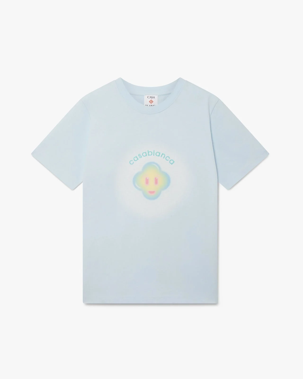 Airbrush Smiley Short Sleeve T-Shirt - 1
