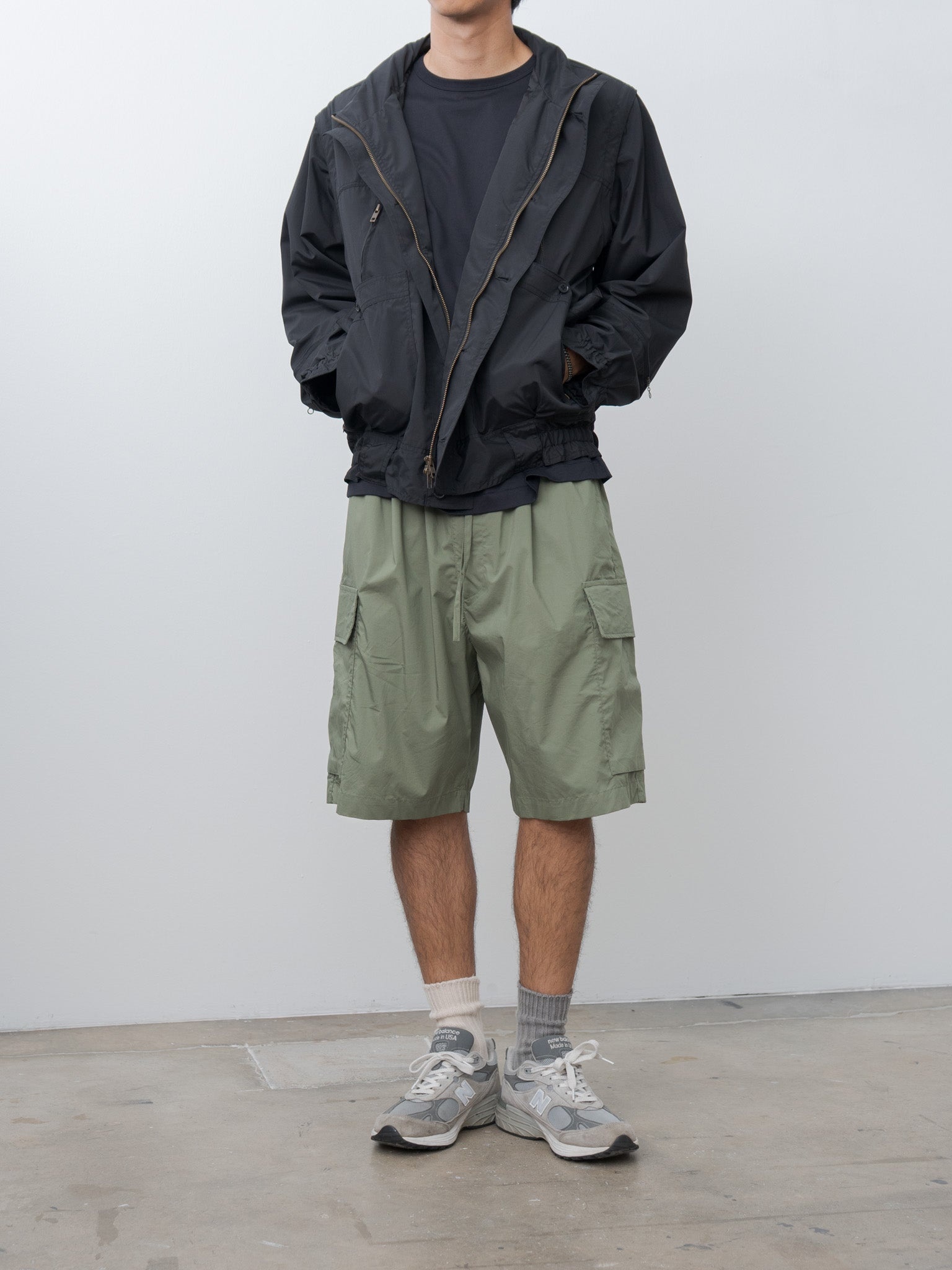 Cargo Shorts - Dull Olive - 2