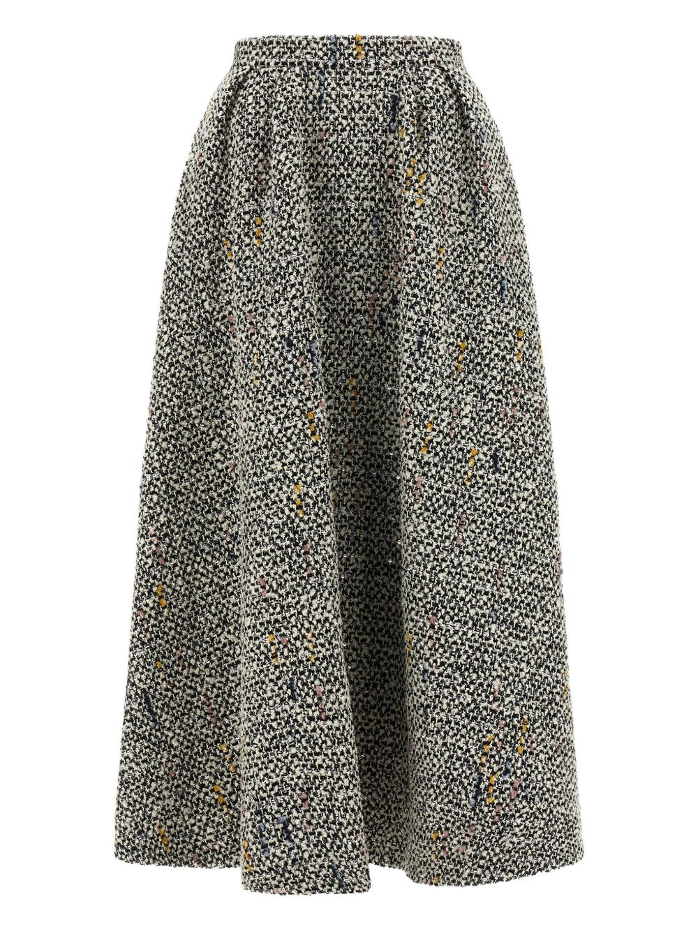 embellished tweed midi skirt - 2