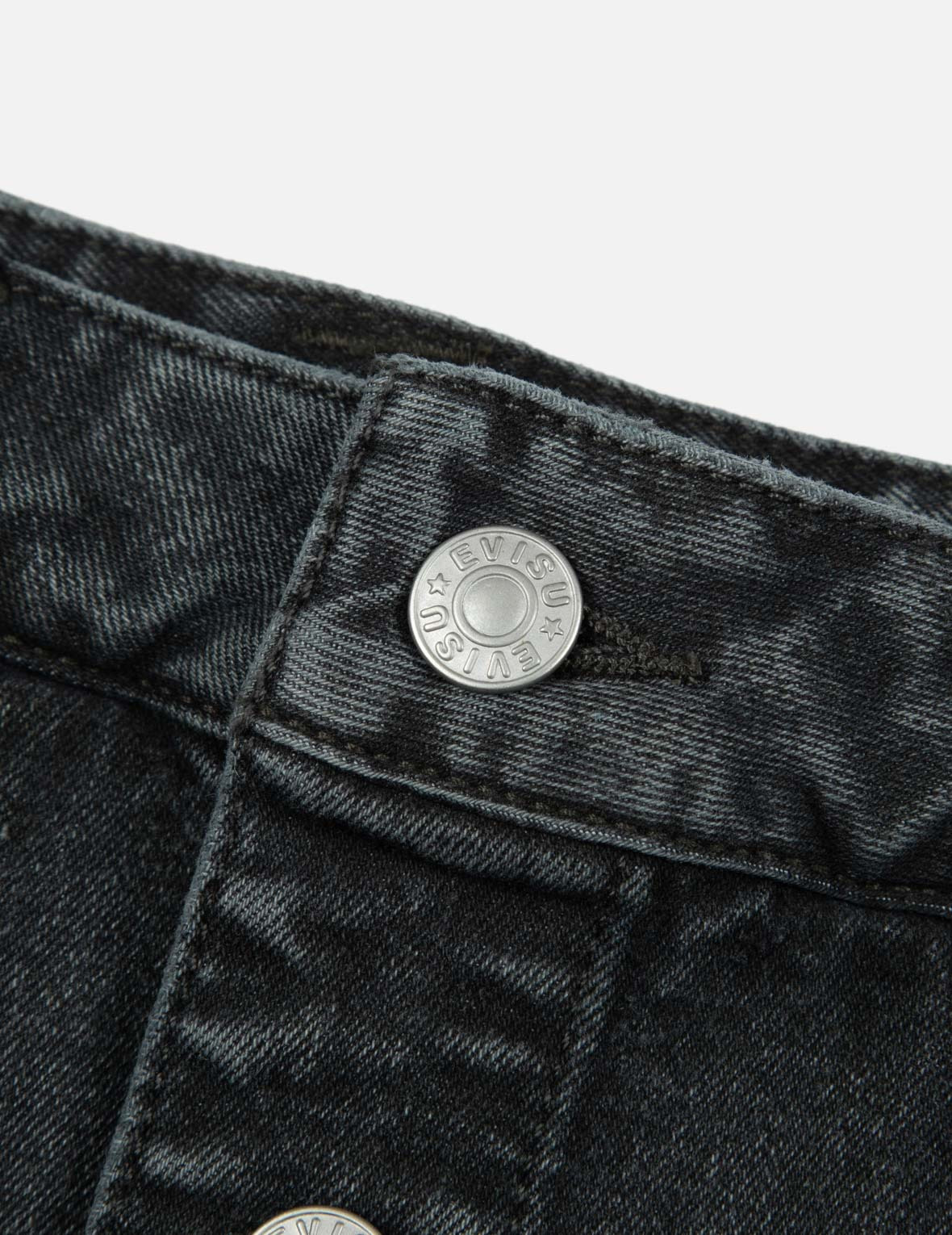 SEAGULL EMBROIDERY WASHED FASHION FIT DENIM SKORT - 8