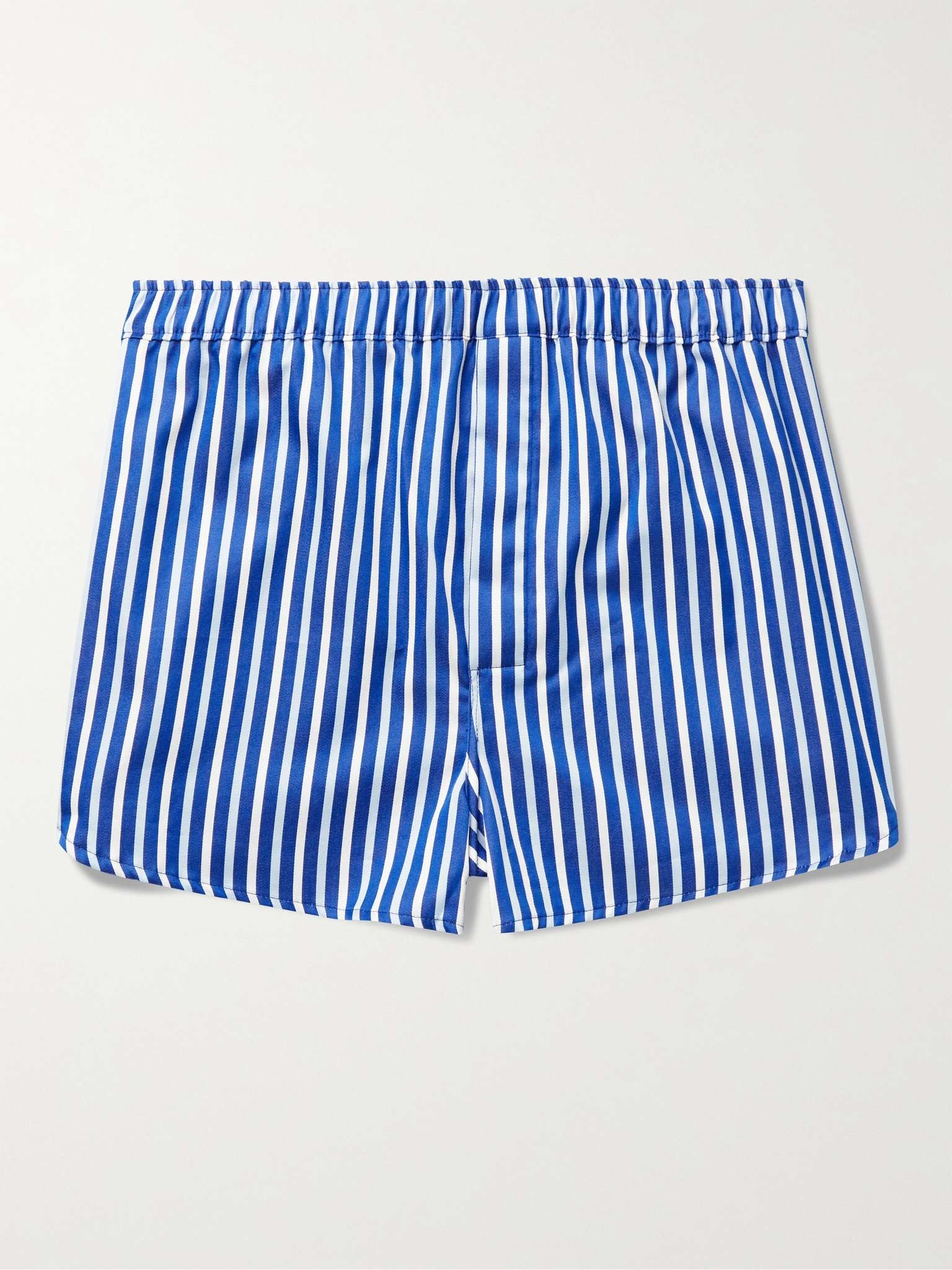 Wellington 52 Striped Cotton Boxer Shorts - 1