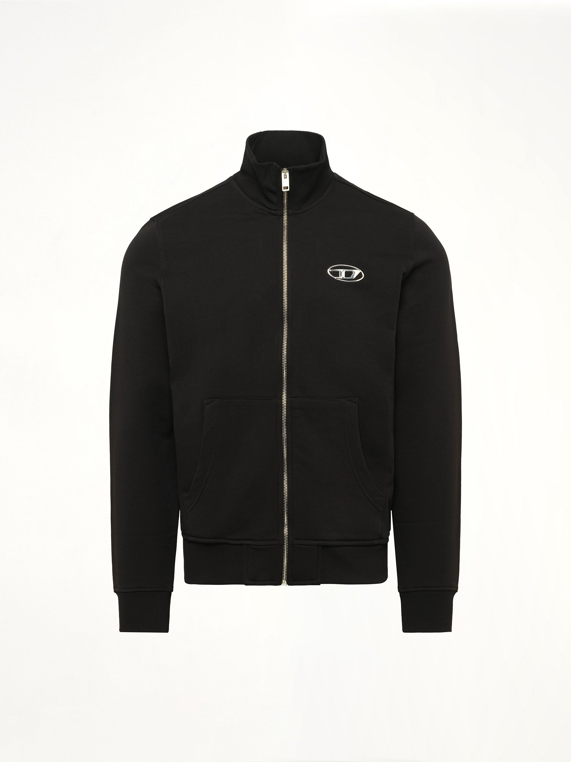 S-GINNI-ZIP-OD Track Jacket in Black - 2