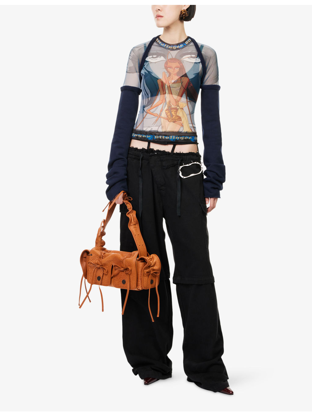 Hybrid Long-Sleeve Mesh Top - 2
