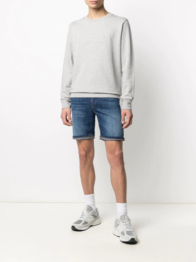 A.P.C. embossed logo sweatshirt outlook