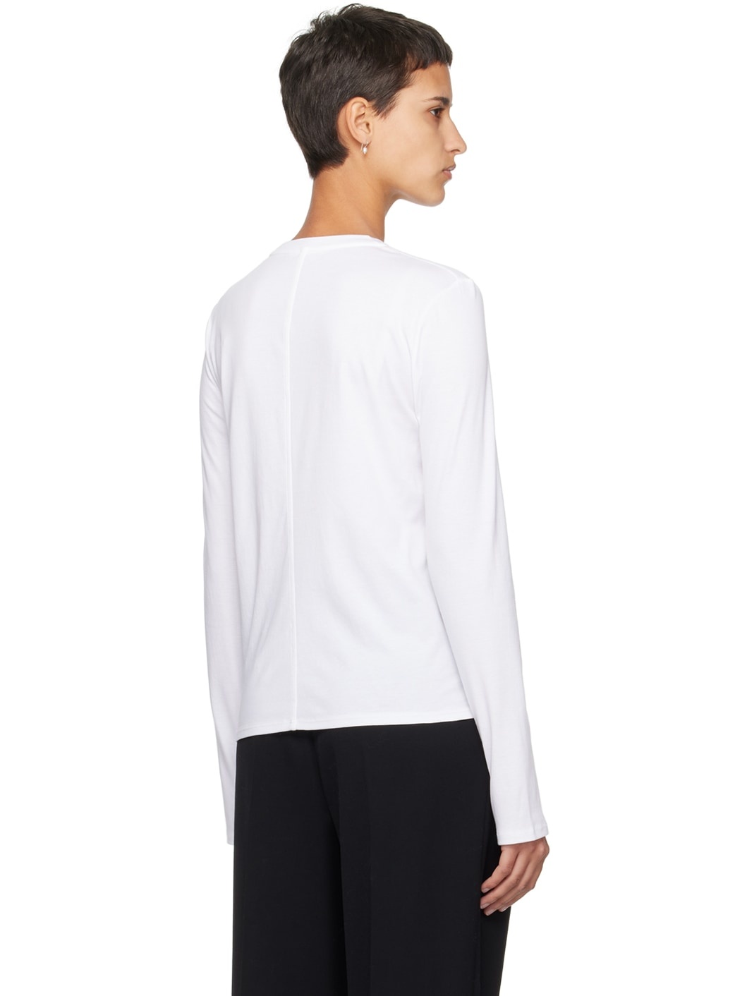 White Sherman Long Sleeve T-Shirt - 3