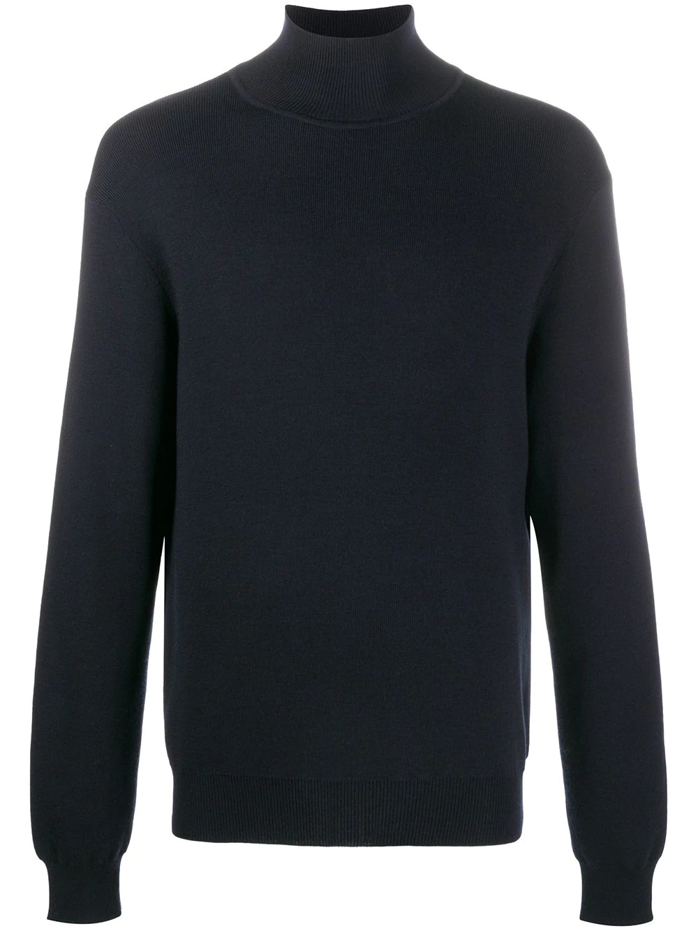 knitted roll-neck jumper - 1