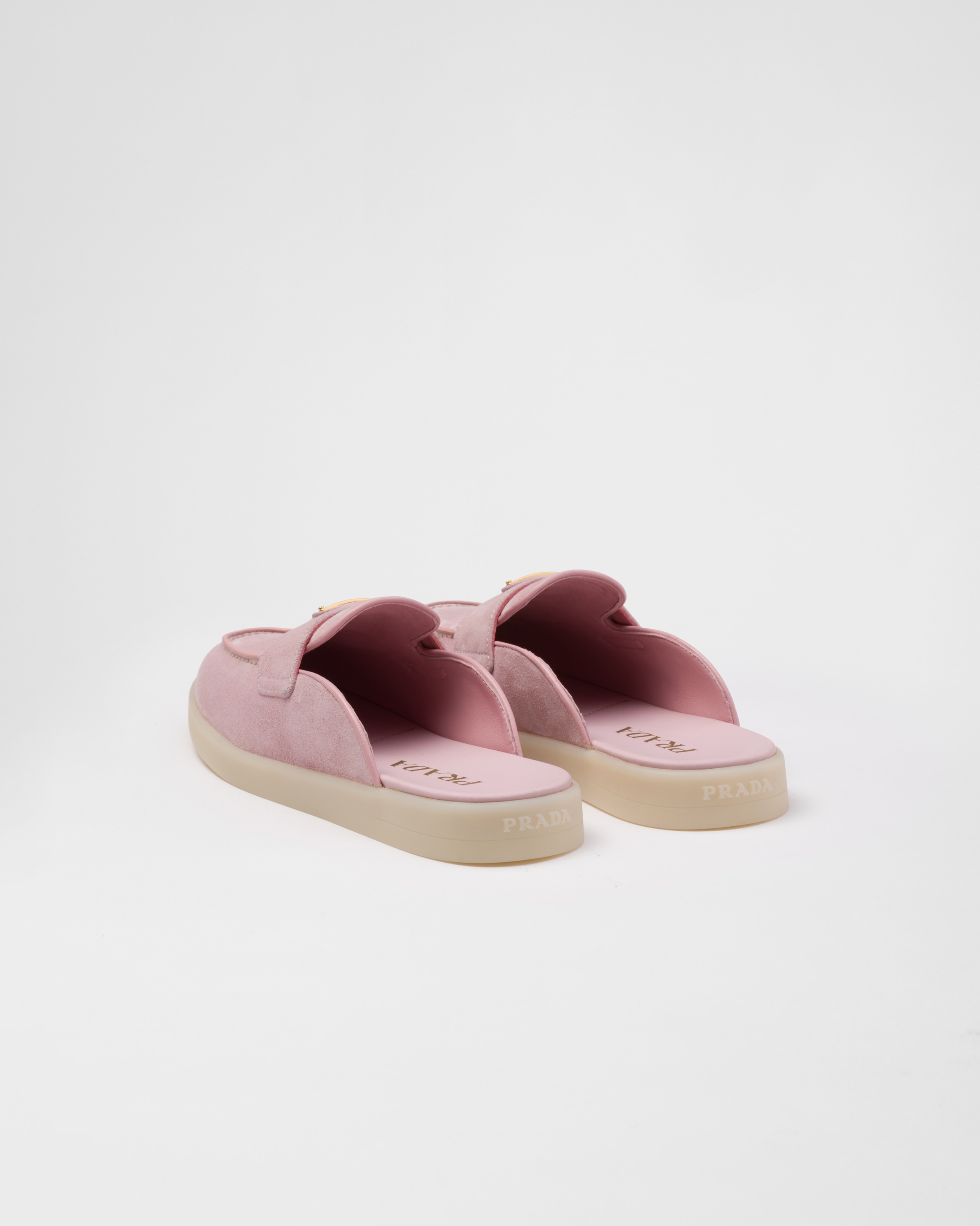 Suede mules - 4