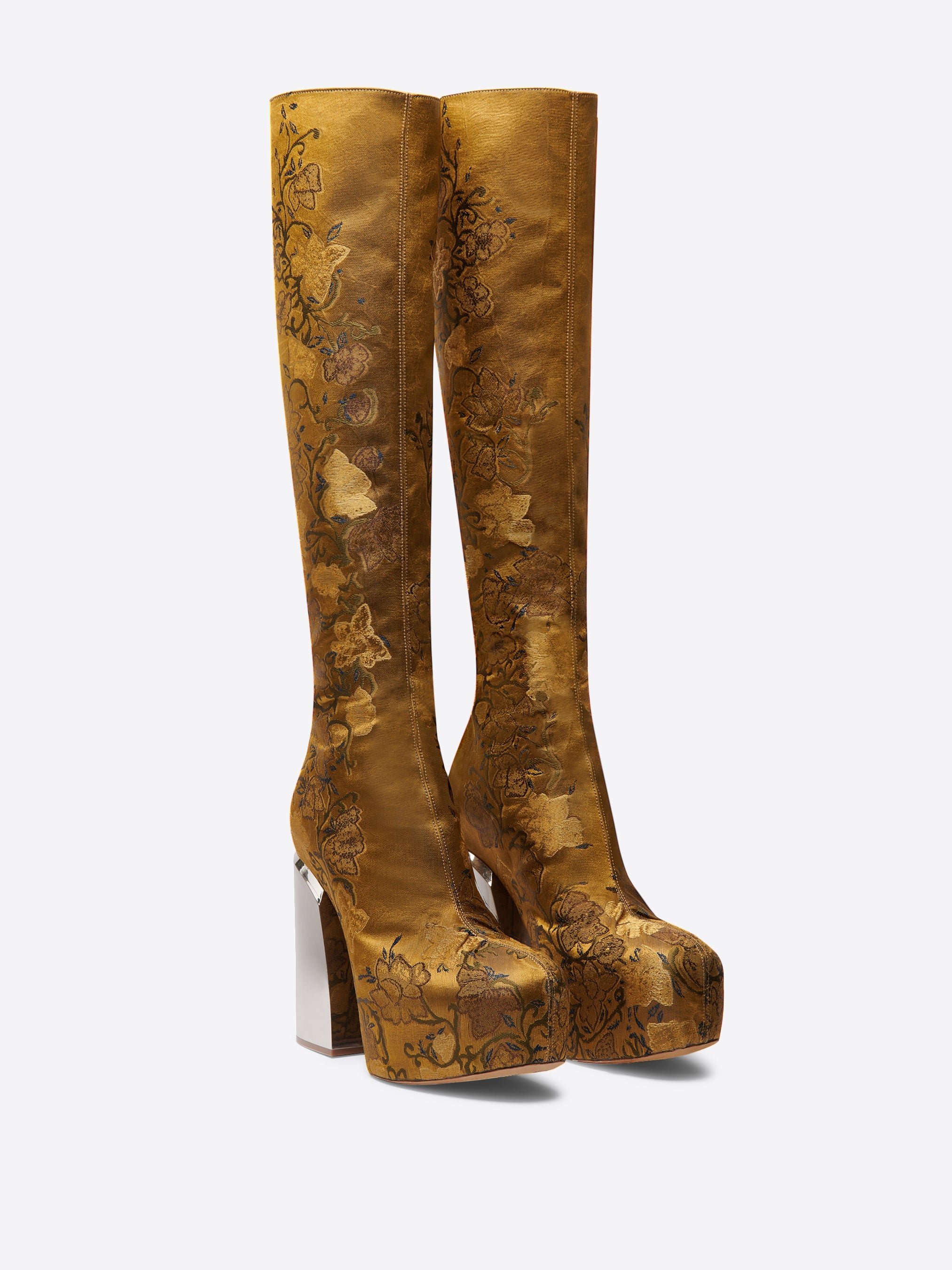 HIGH JACQUARD BOOTS - 3