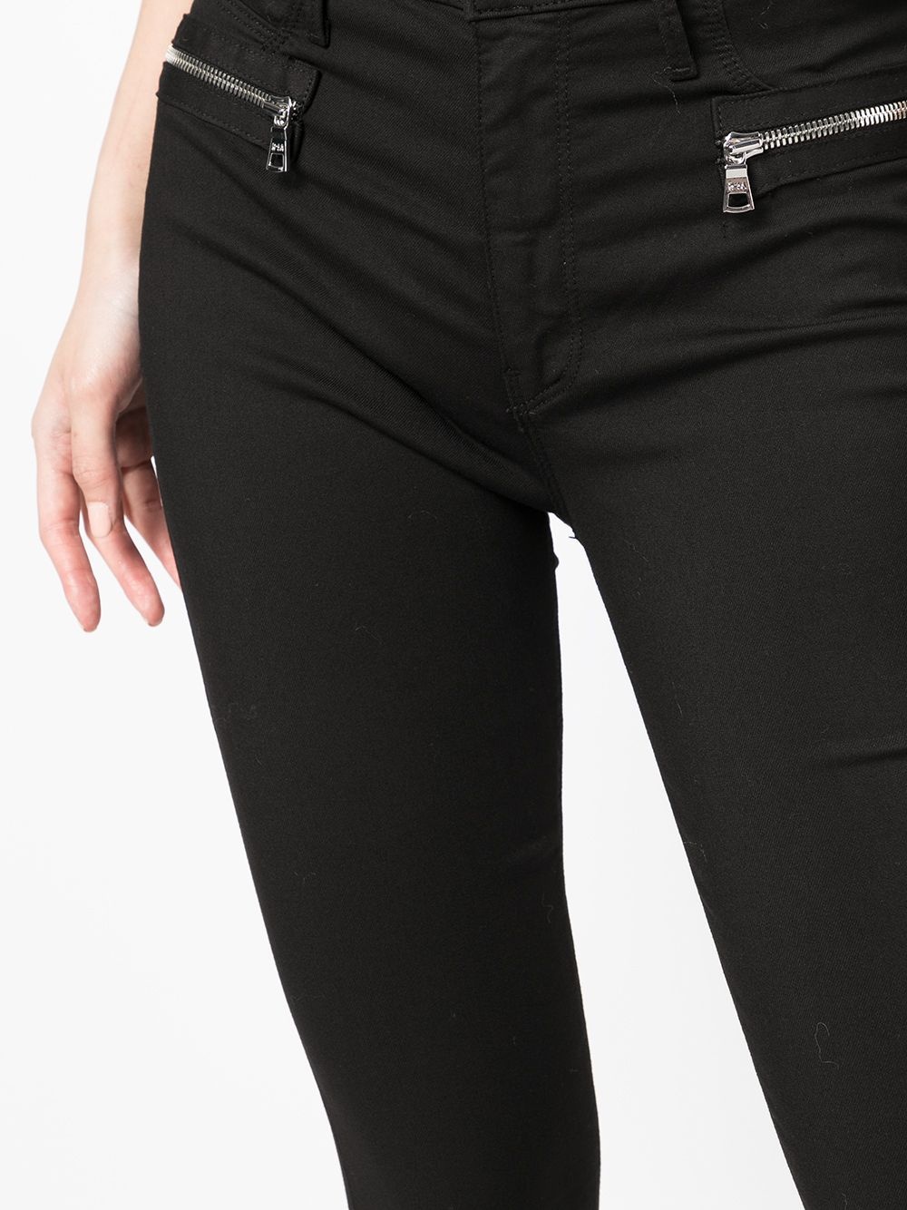 mid-rise skinny jeans - 5