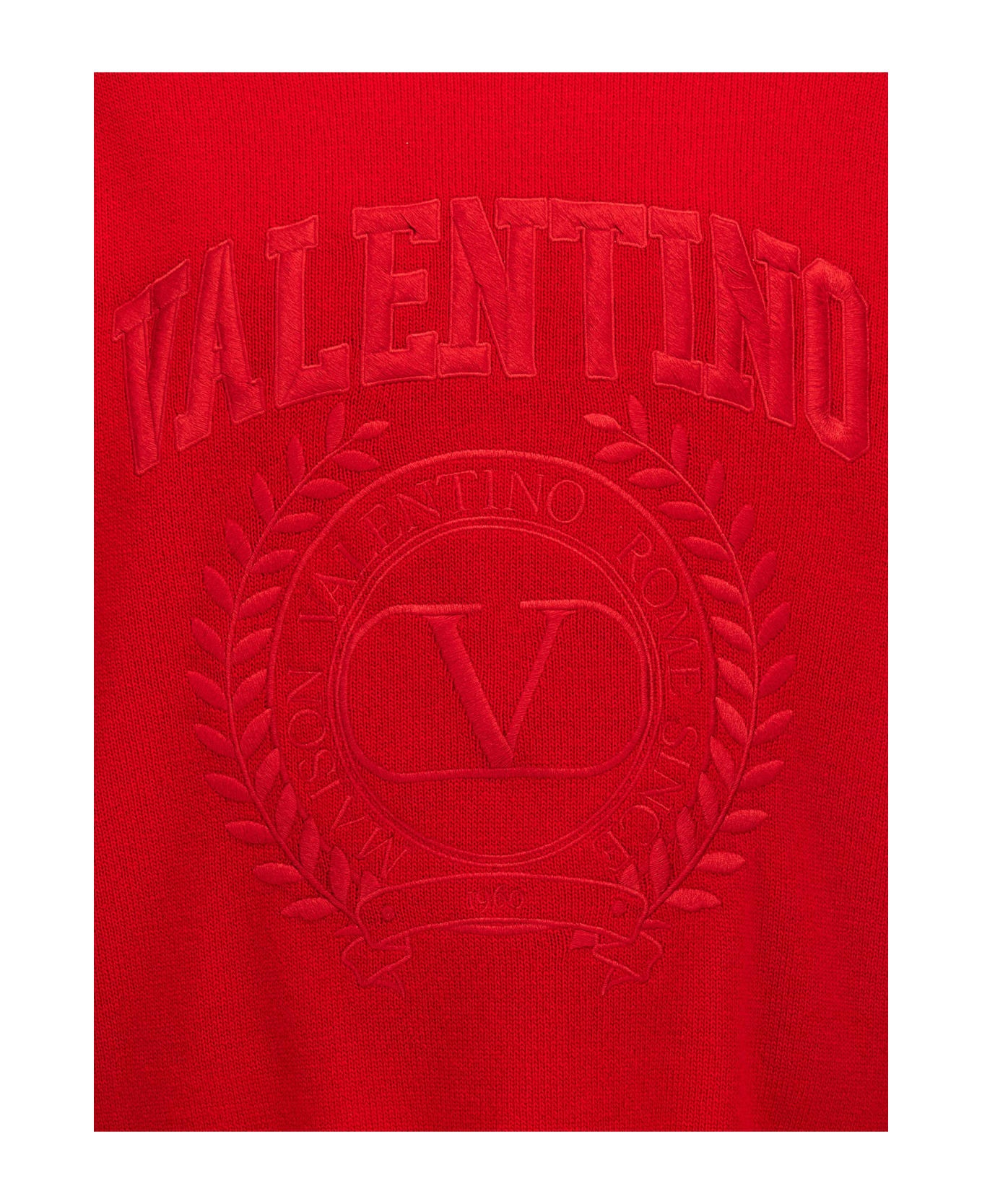 Valentino Logo Embroidery Sweater - 4