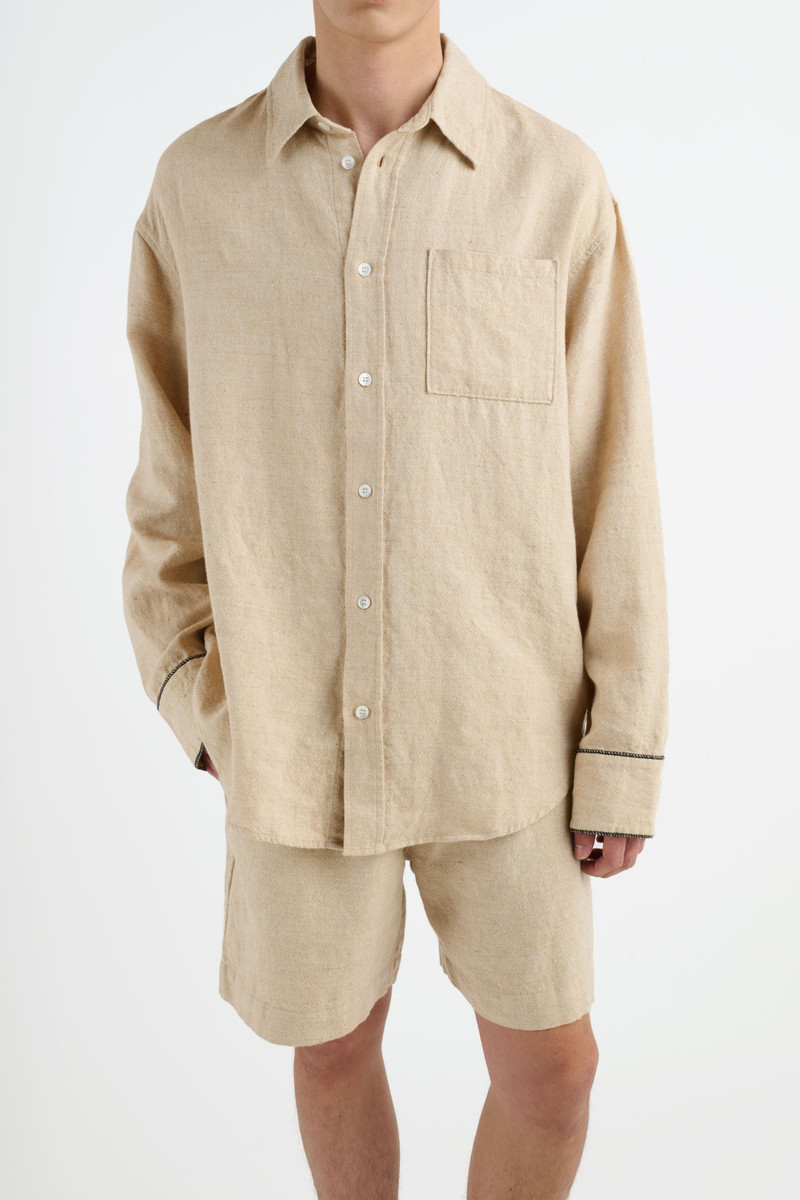 CHAMBRAY BUTTON-UP SHIRT 3