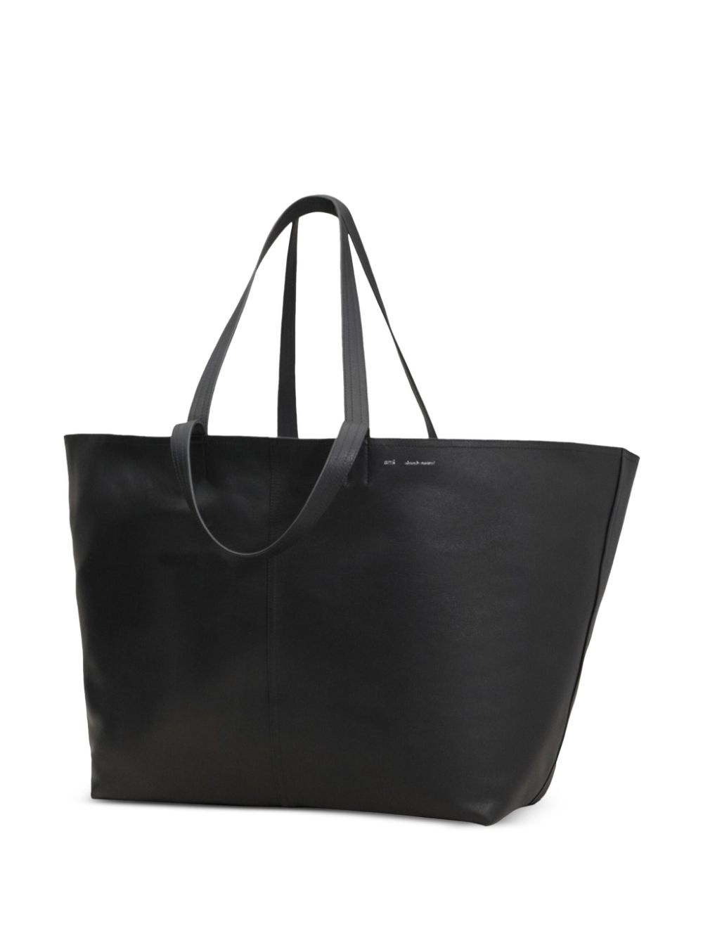 maxi leather tote bag - 7