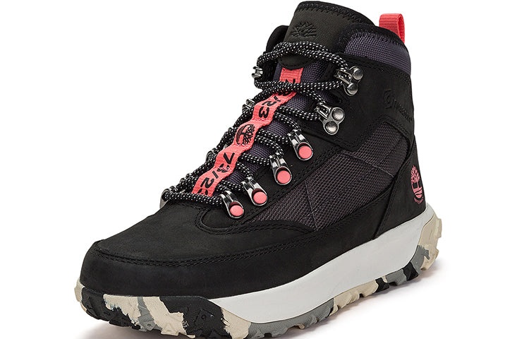 (WMNS) Timberland Greenstride Motion 6 Mid Fabric and Leather Waterproof Hiking Boot 'Black' A5Z3RW - 3