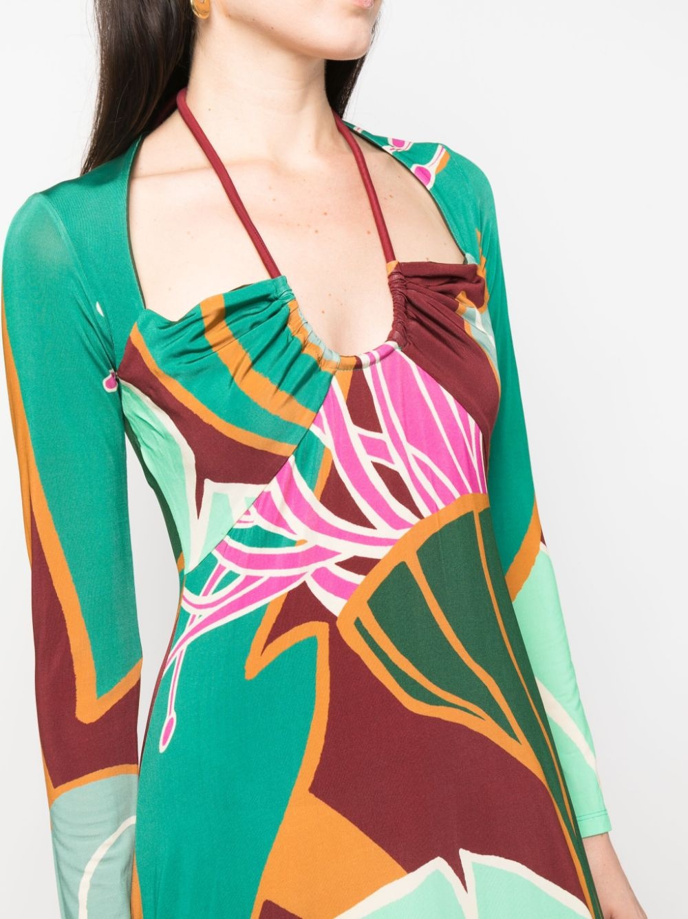 Tapestry Of Time long-sleeved dress - 5