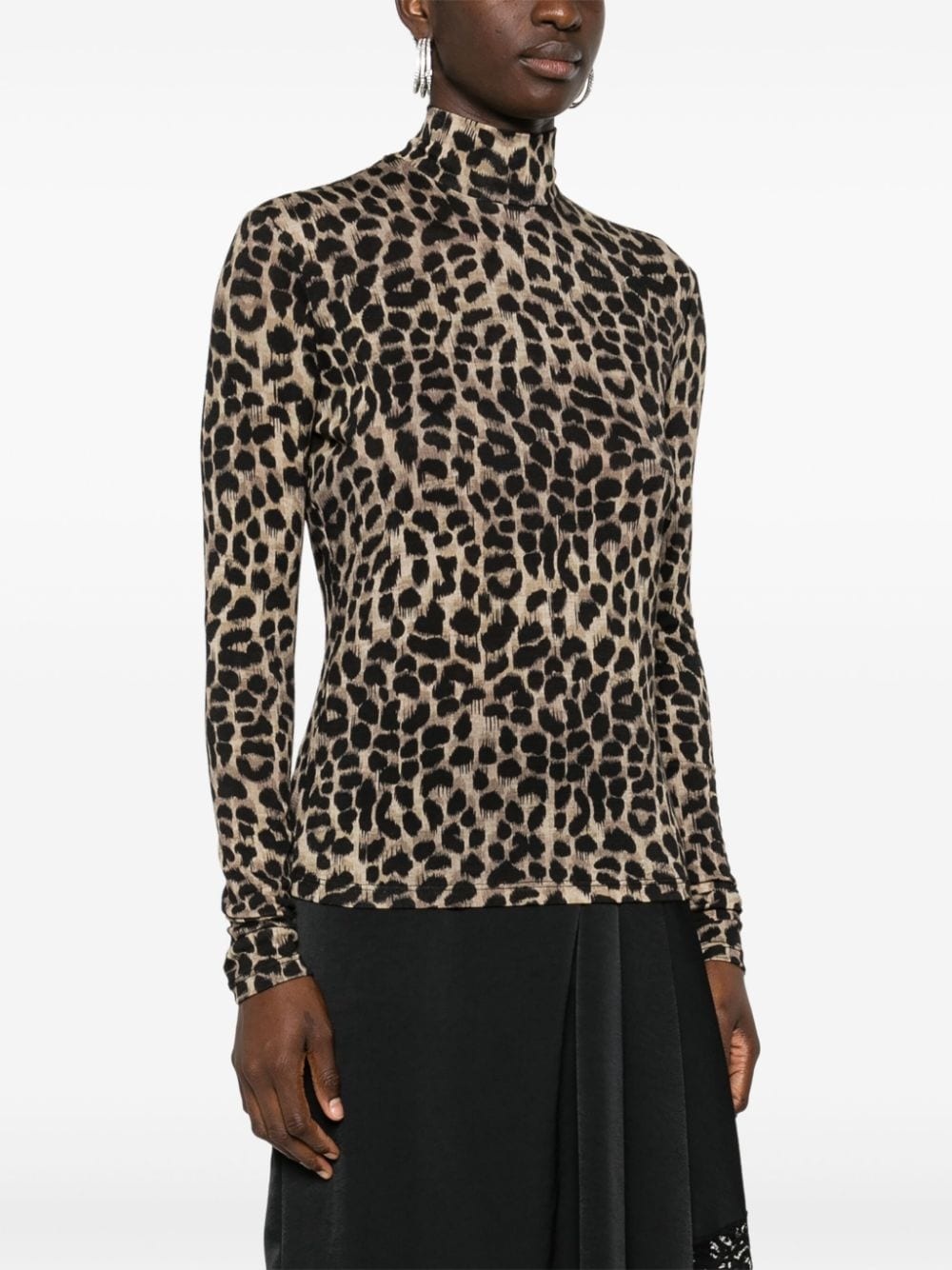 animalier-print jersey T-shirt - 3