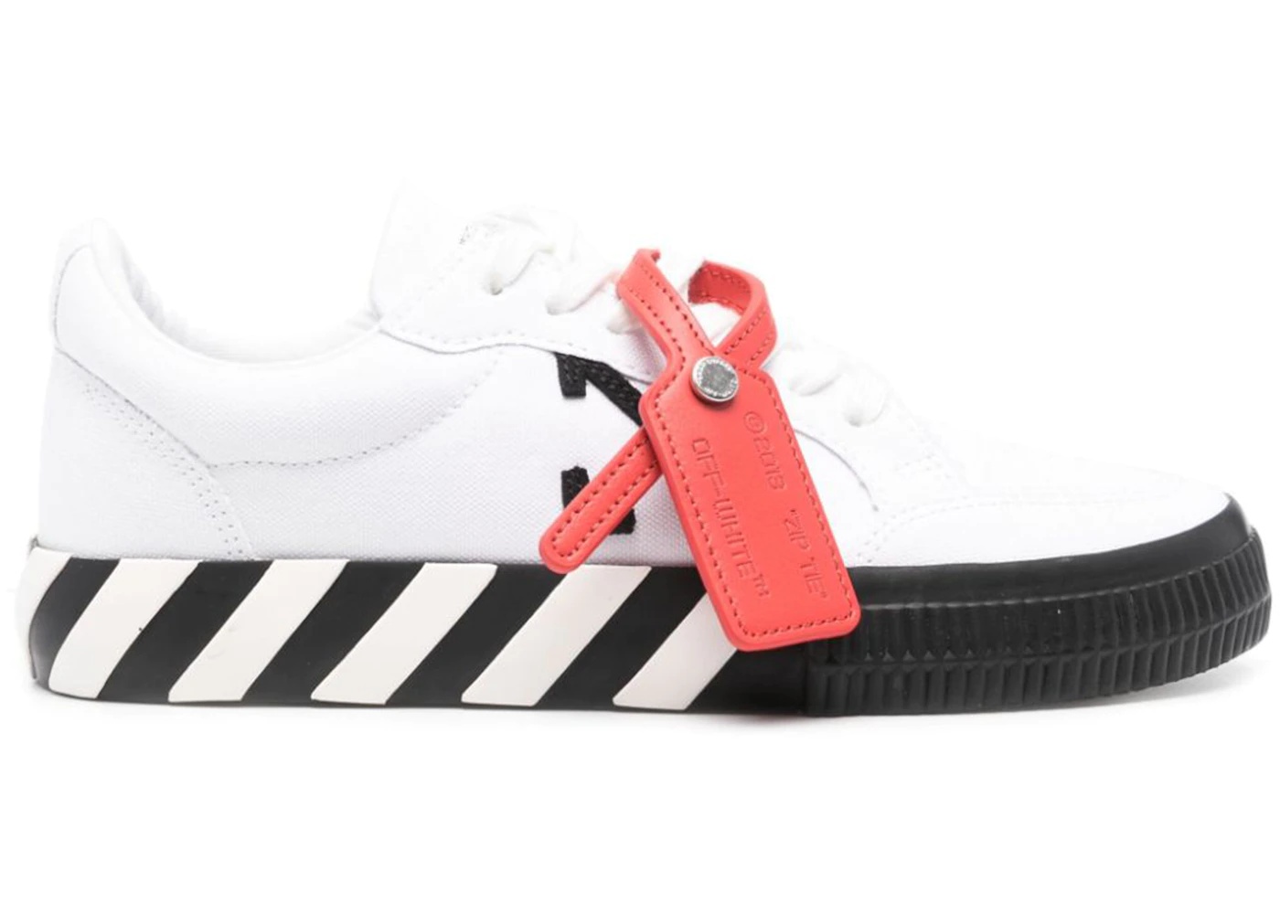 OFF-White Vulcanized Low Canvas White Black Ice (Women's) - 1