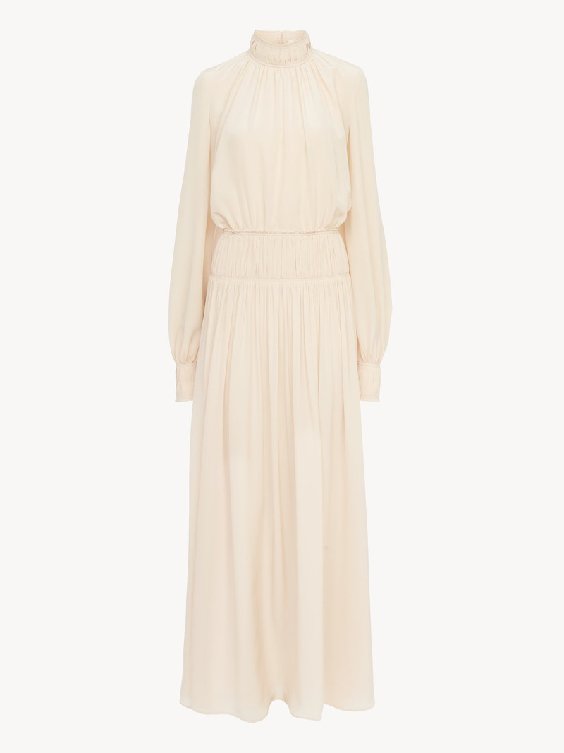 Chloé HIGH-NECK FLARE DRESS outlook