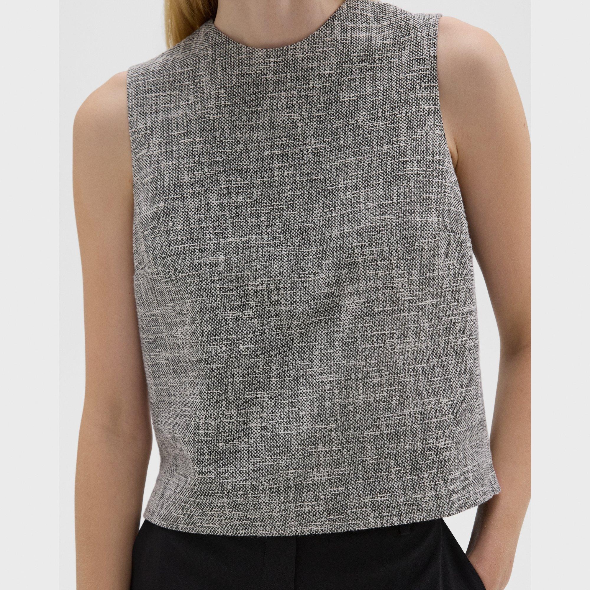 Shell Top in Canvas Tweed - 5