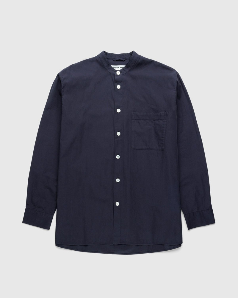 Birkenstock x Tekla – Poplin Pyjama Shirt Slate 1