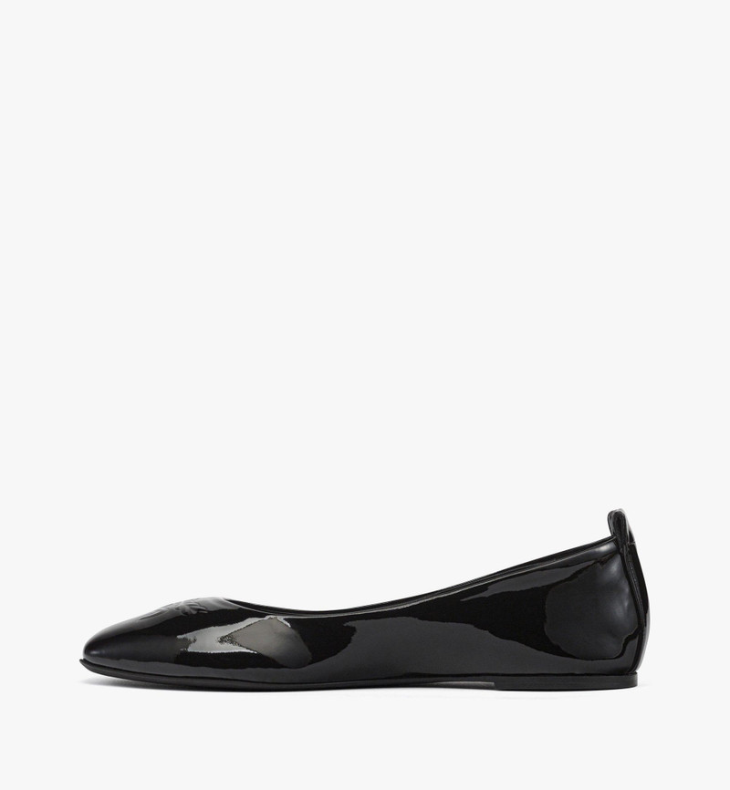 MCM Ballerina Shoes in Patent Lamb Leather outlook