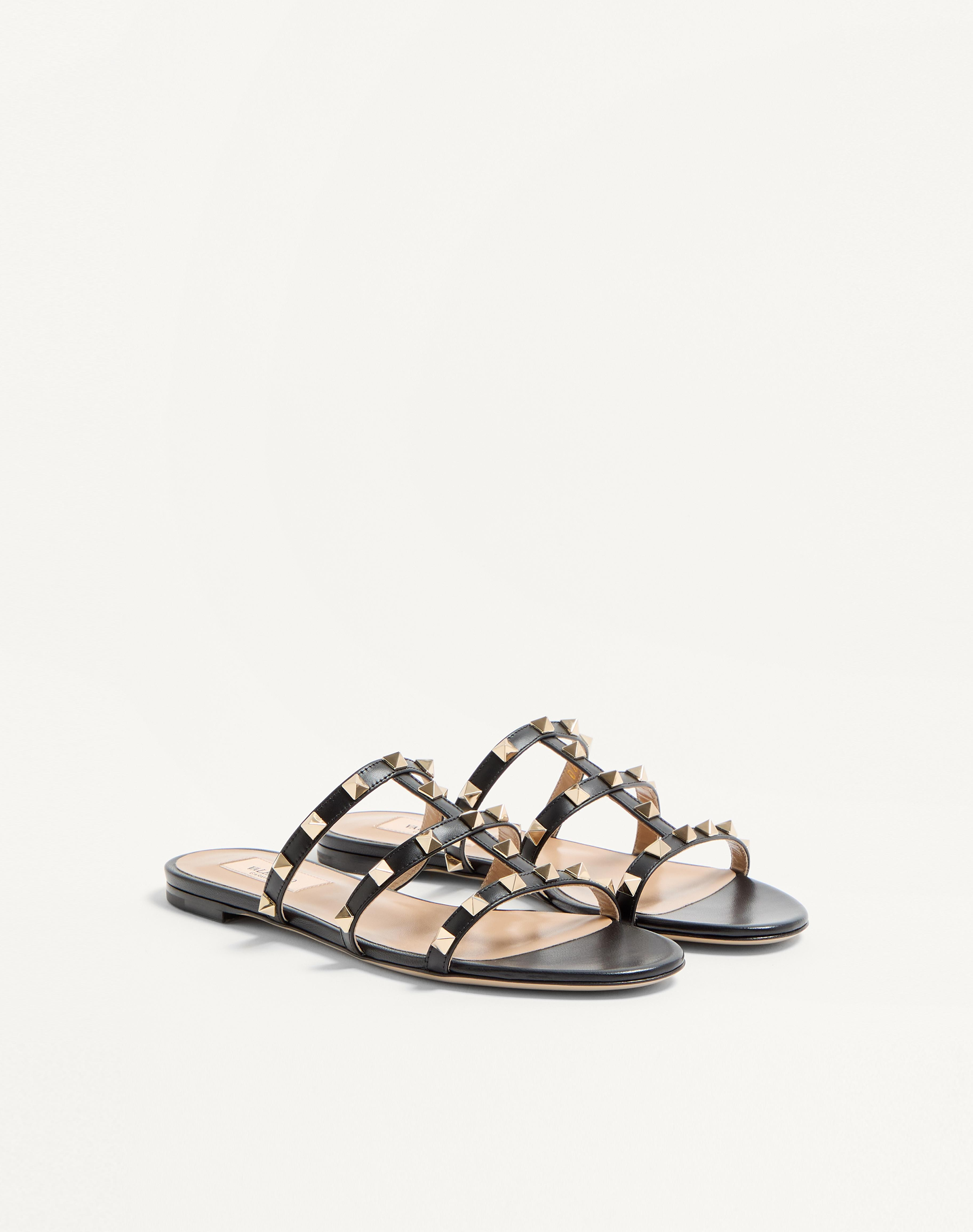 ROCKSTUD FLAT SLIDE SANDAL - 3