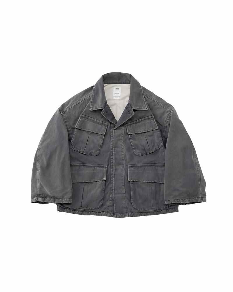 TROPICAL COMBAT JKT DMGD W GREY - 1