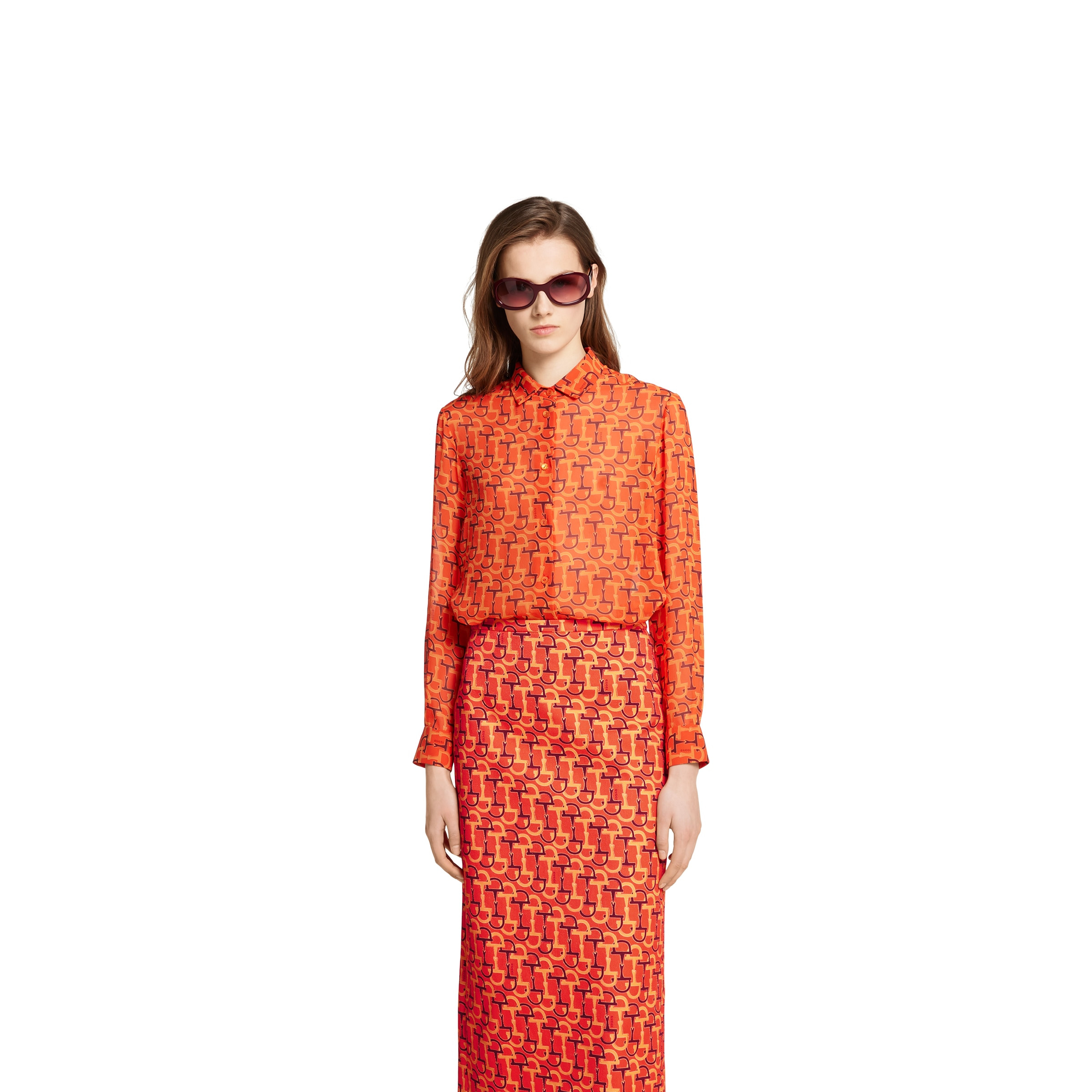 Printed silk shirt - 3