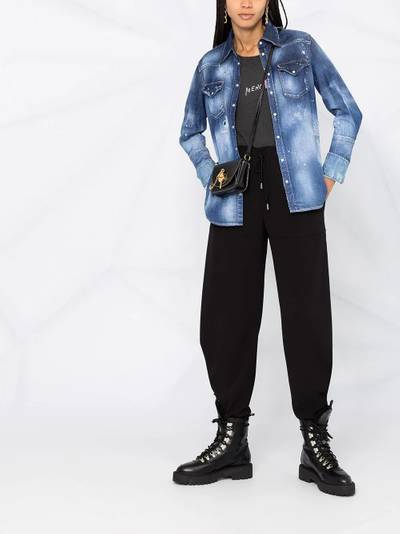 DSQUARED2 faded distressed denim jacket outlook