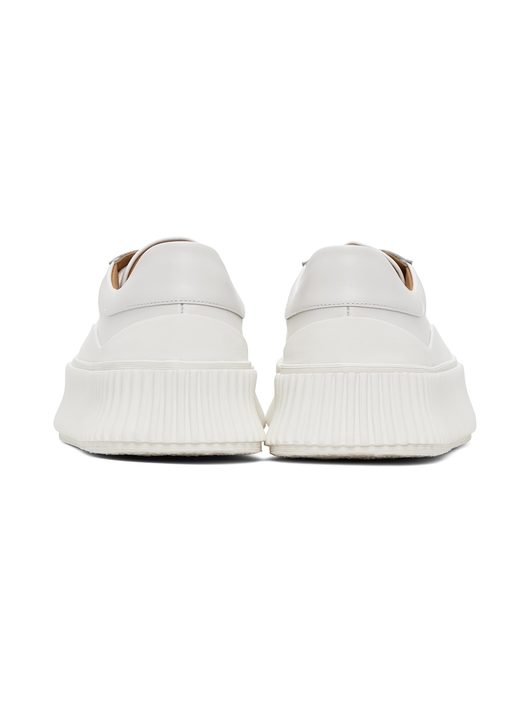 White Vulcanized Sneakers - 2