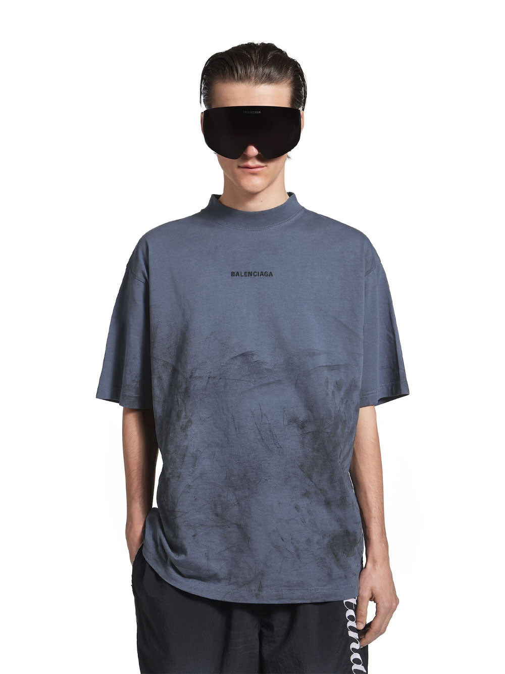 Balenciaga Back Medium Fit T-Shirt In Faded Jersey - 2