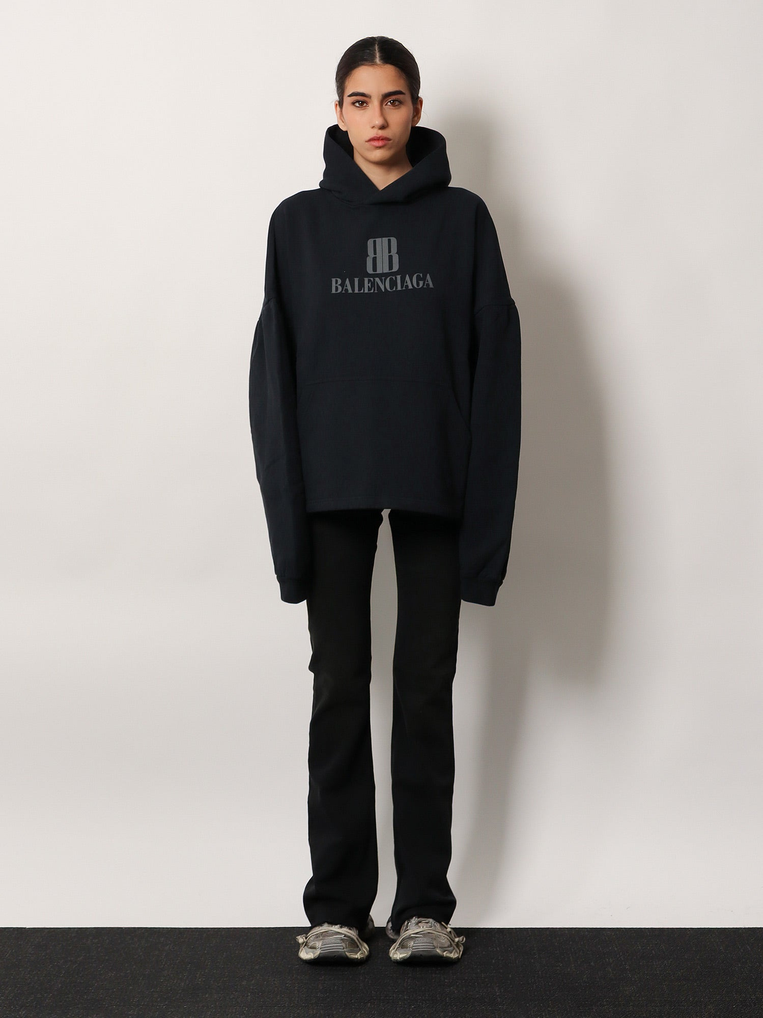 Cropped Cotton Sweatshirt - 2