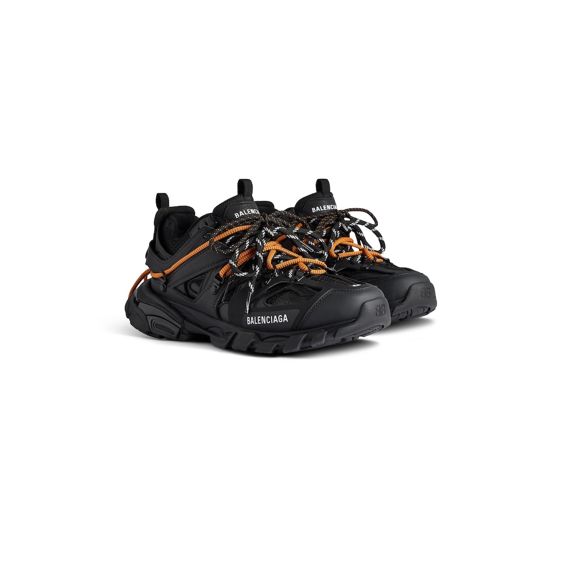 Men's Track Trail Laces Sneaker  in Black/orange - 2