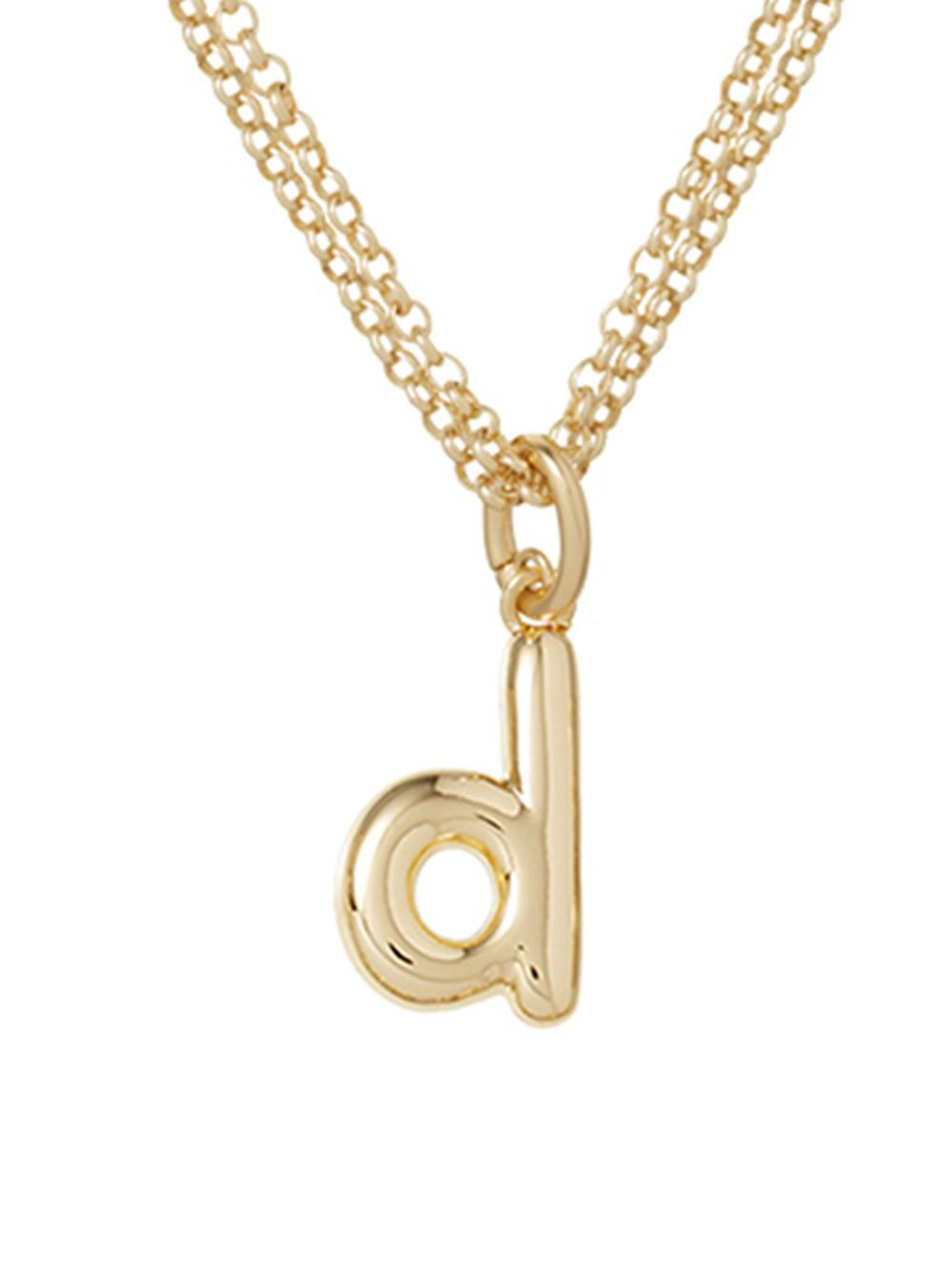 The Puffy Initial necklace - 2