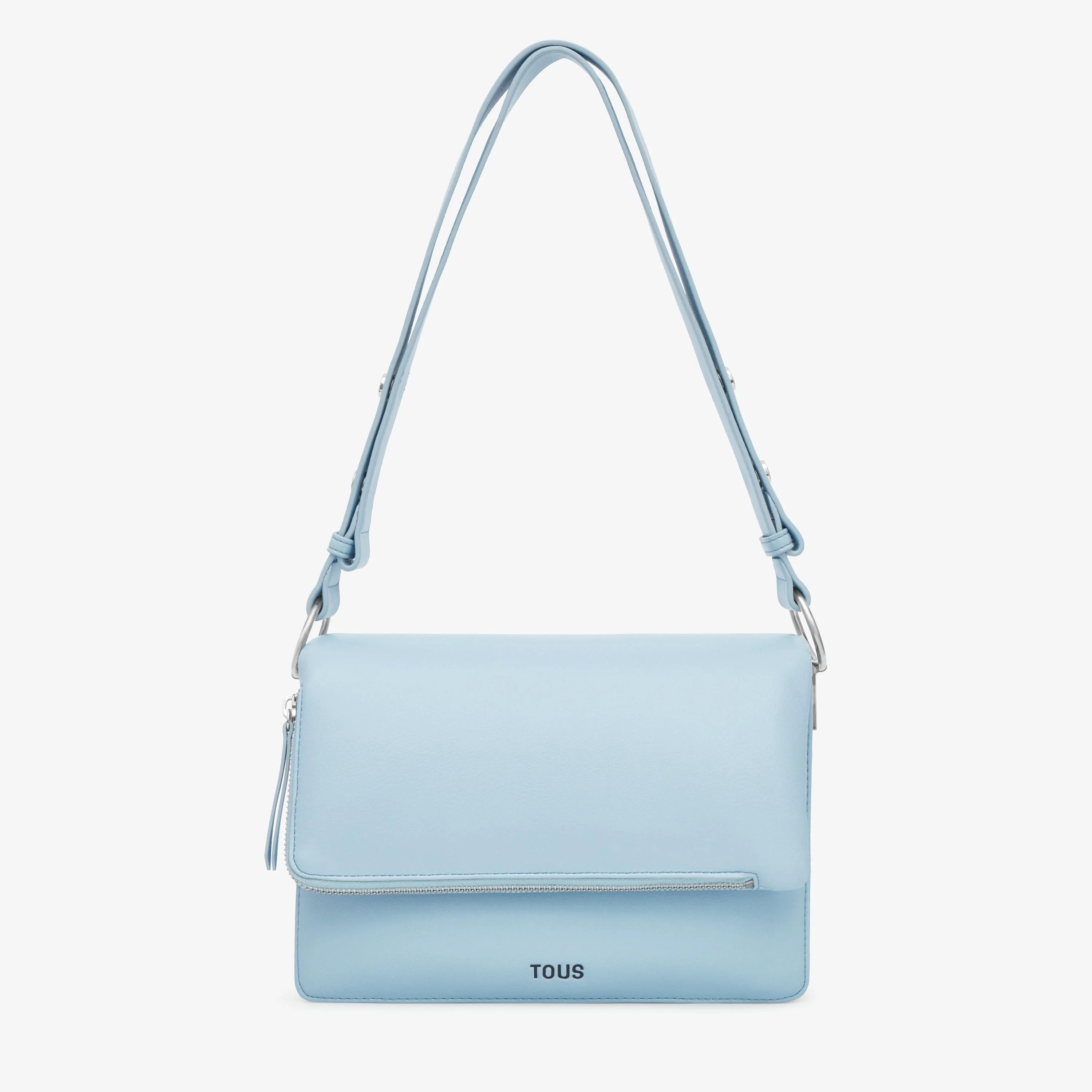 Medium sky blue Crossbody bag TOUS Audree Soft - 1