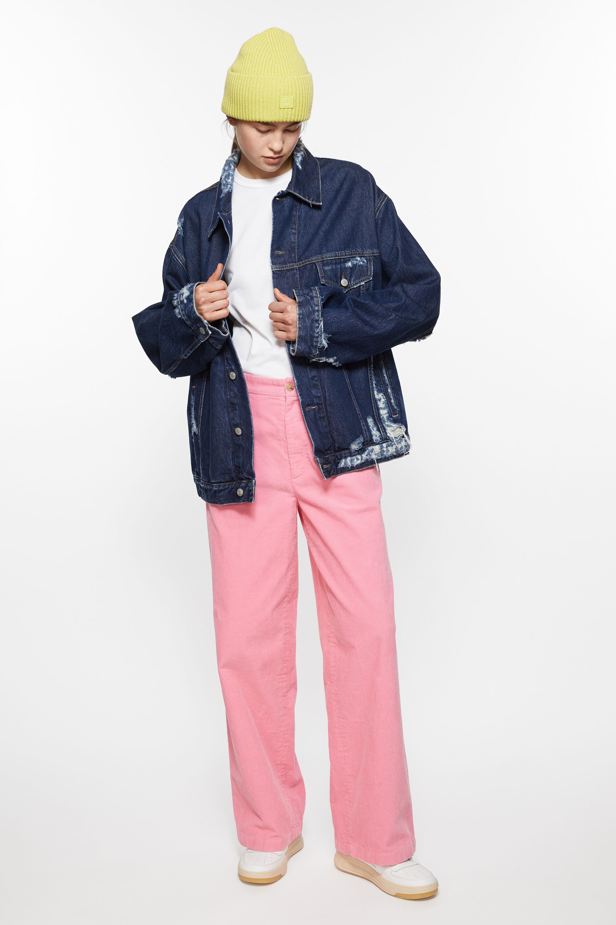 Cord trousers - Tango pink - 4