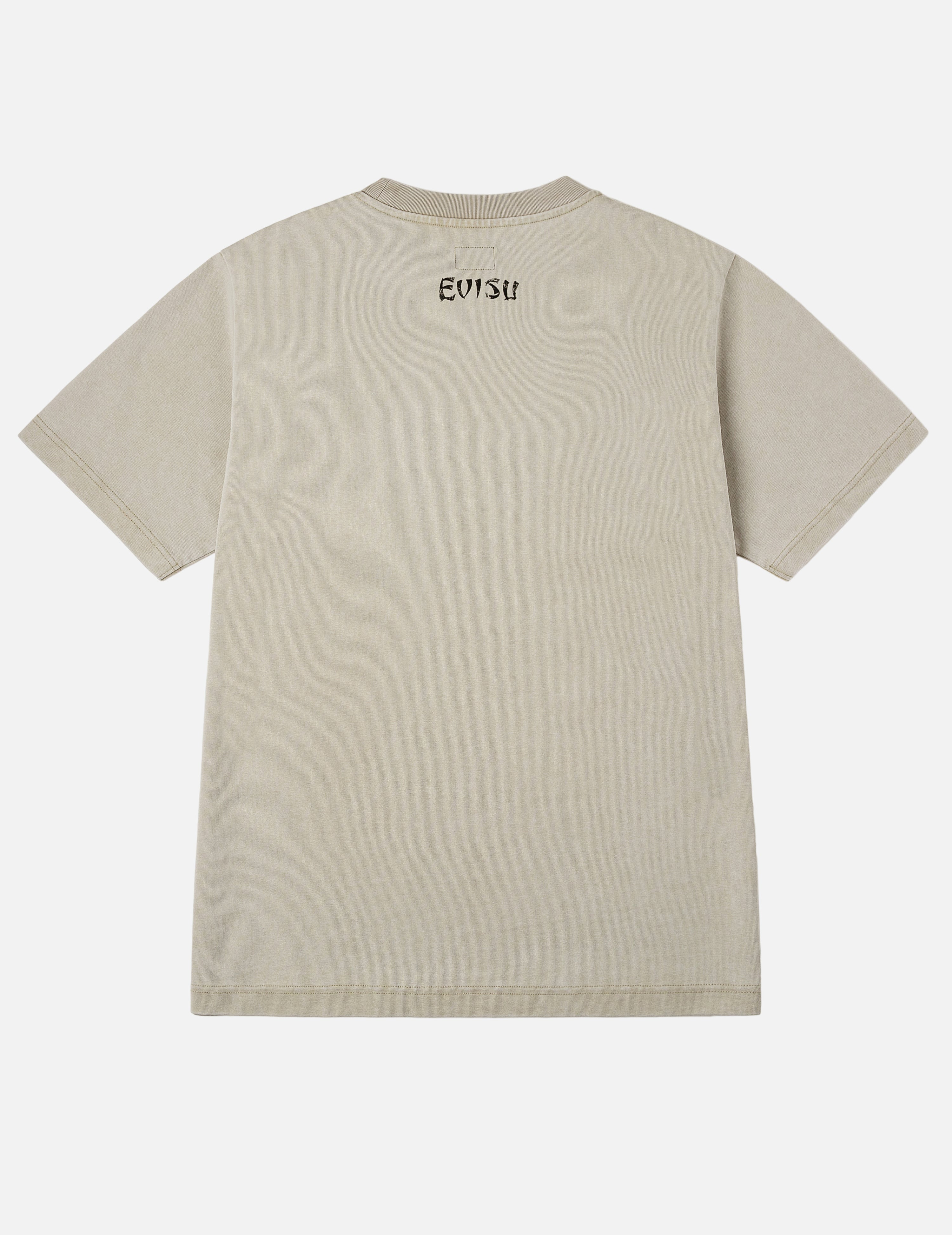 Hand-Drawn Seagull Print Relax Fit T-Shirt - 2