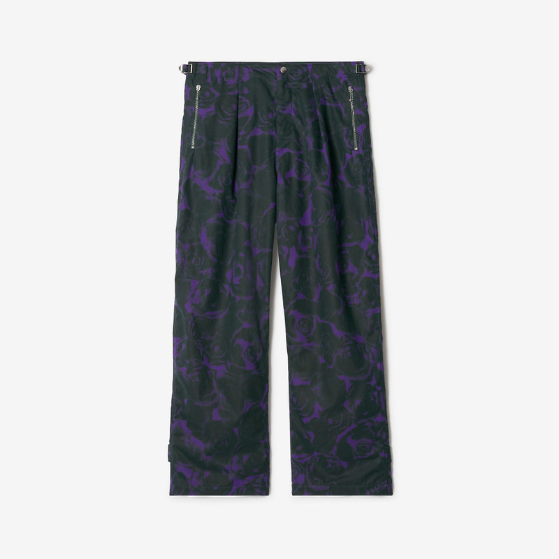Rose Print Trousers 1
