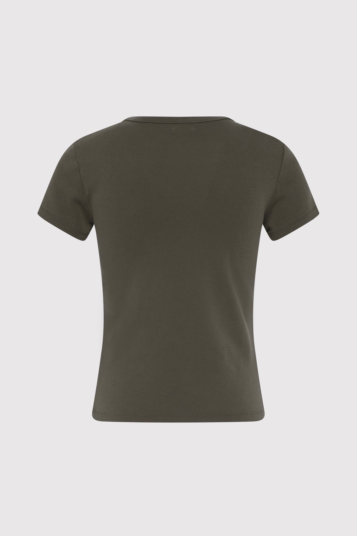 Organic Cotton Baby Tee - Khaki - 6