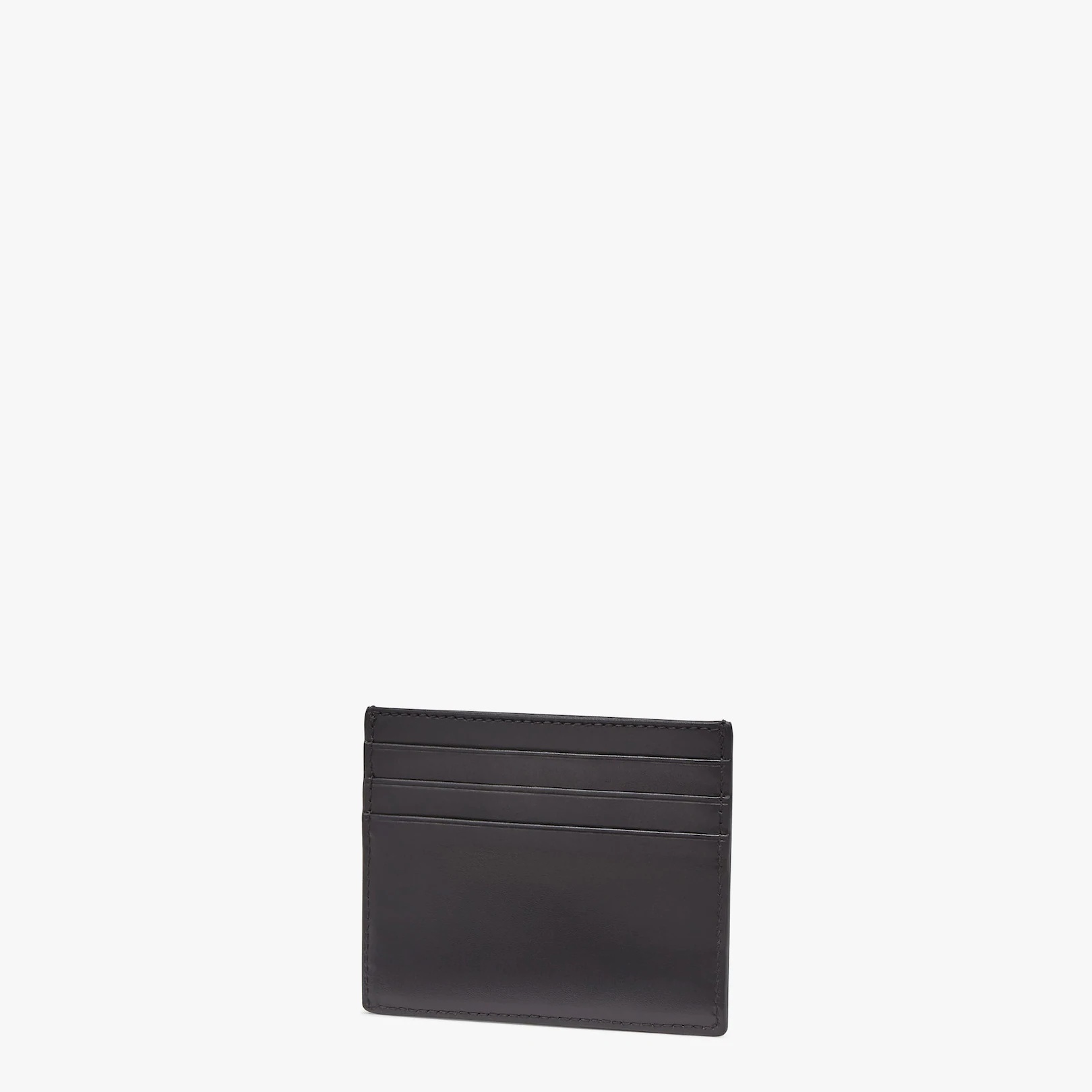 Black leather card holder - 2