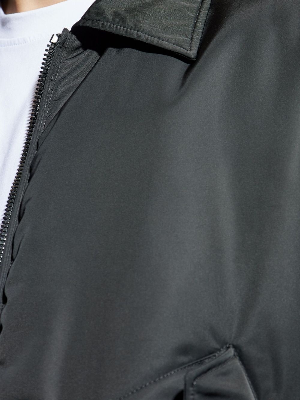 logo-print bomber jacket - 5