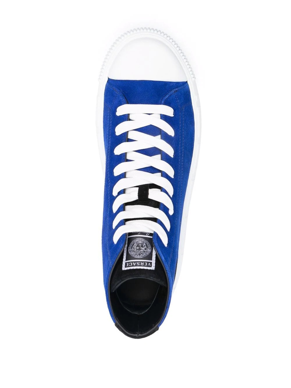 Greca high-top lace-up sneakers - 4