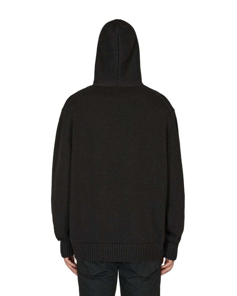 LOGO KNIT HOODED SWEATER 5
