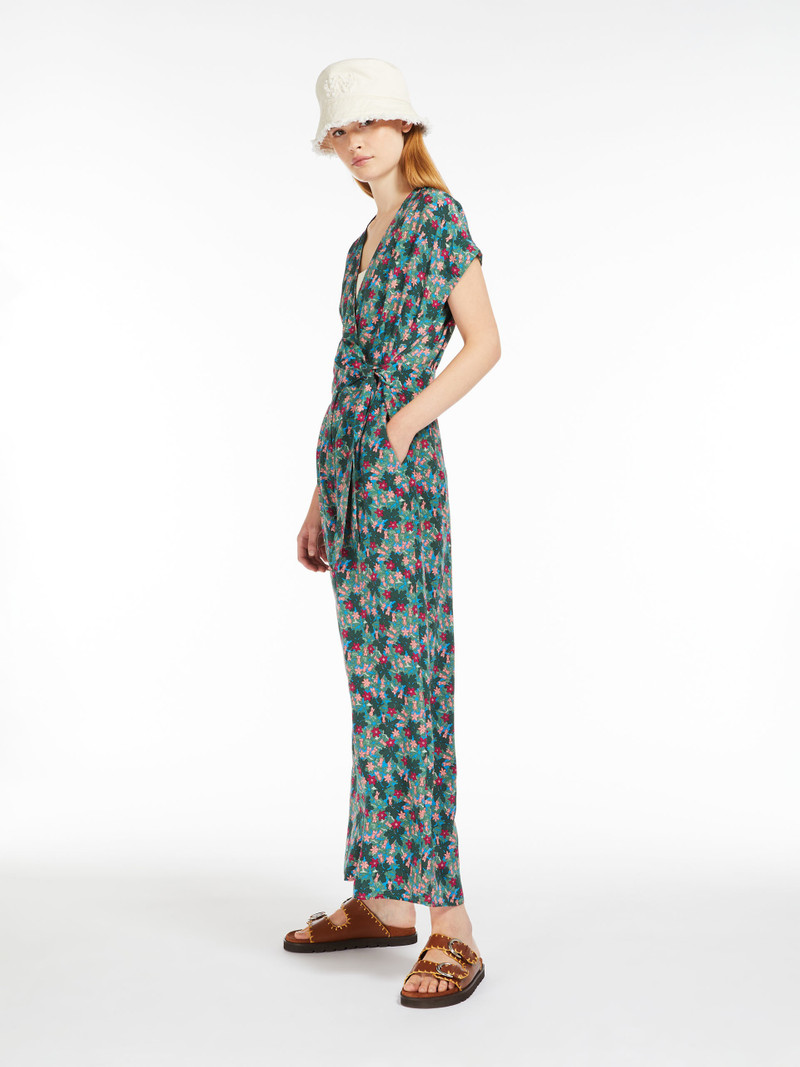 Max Mara DOLLARO Silk crepe de chine jumpsuit outlook