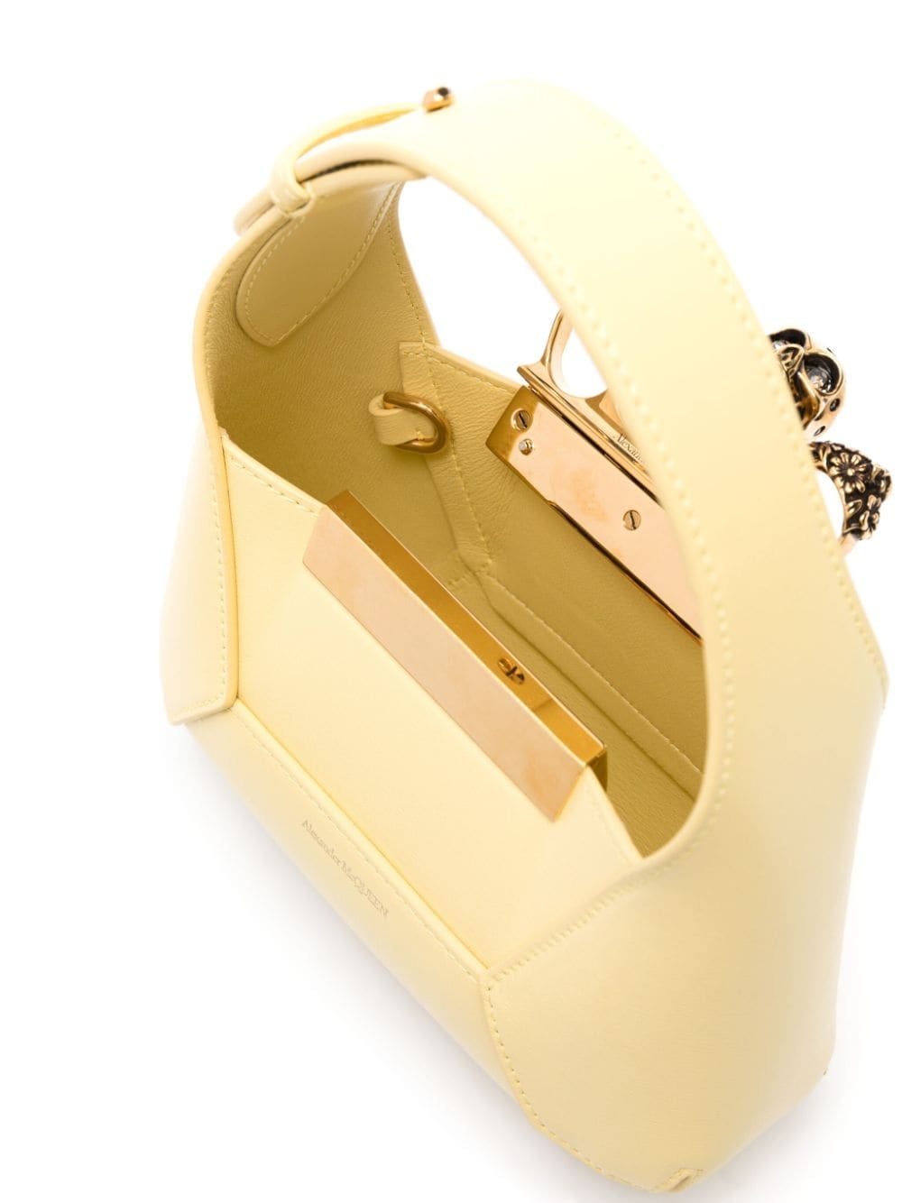 mini Jewelled leather tote bag - 5