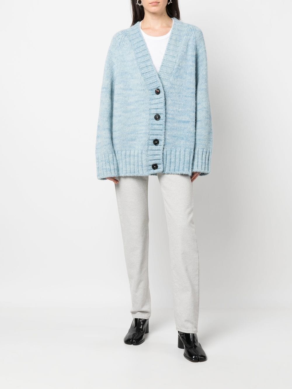 Botanical Dye V-neck cardigan - 2