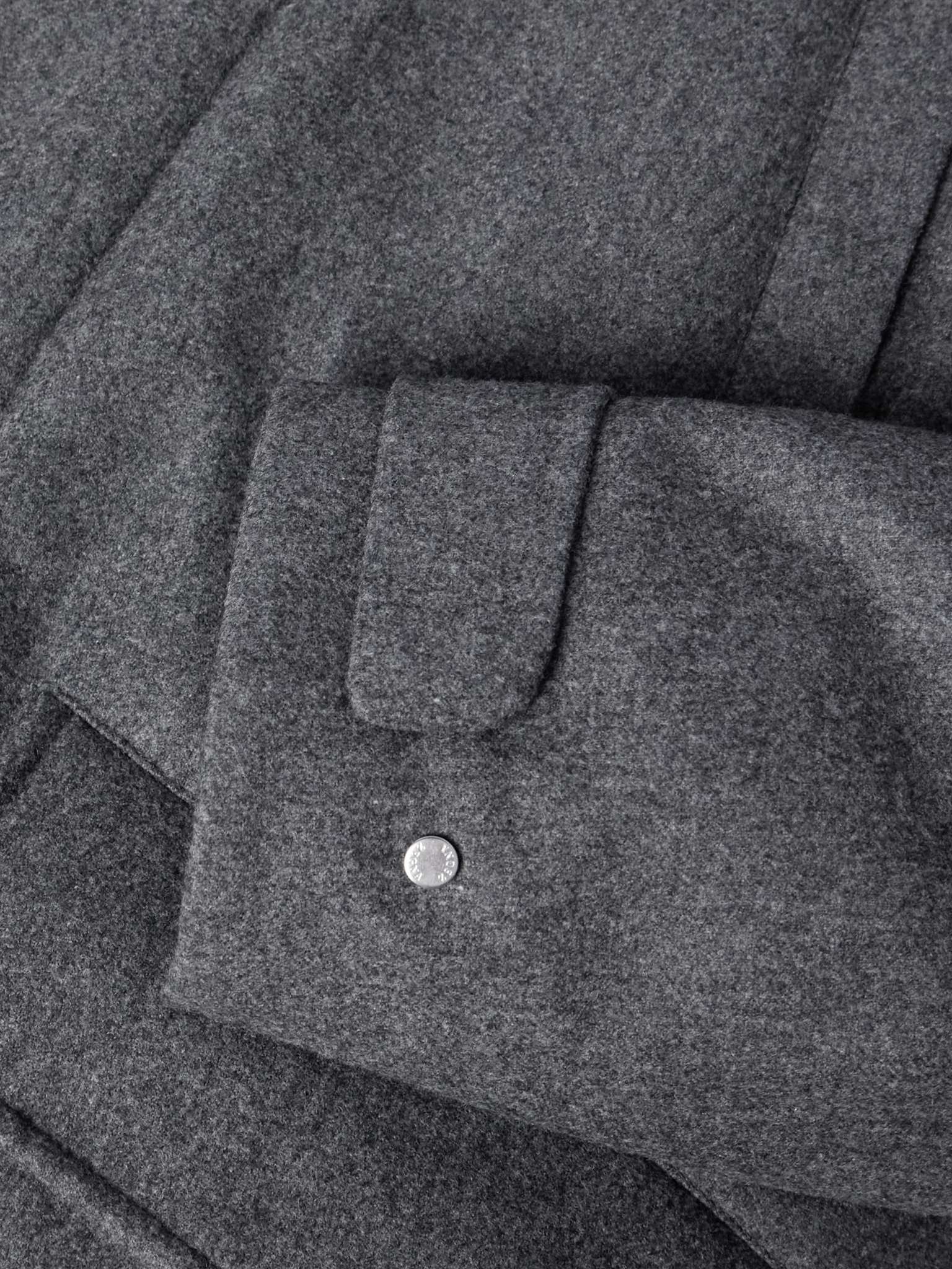 Suede-Trimmed TECHMERINO™ Wool Hooded Down Parka - 5