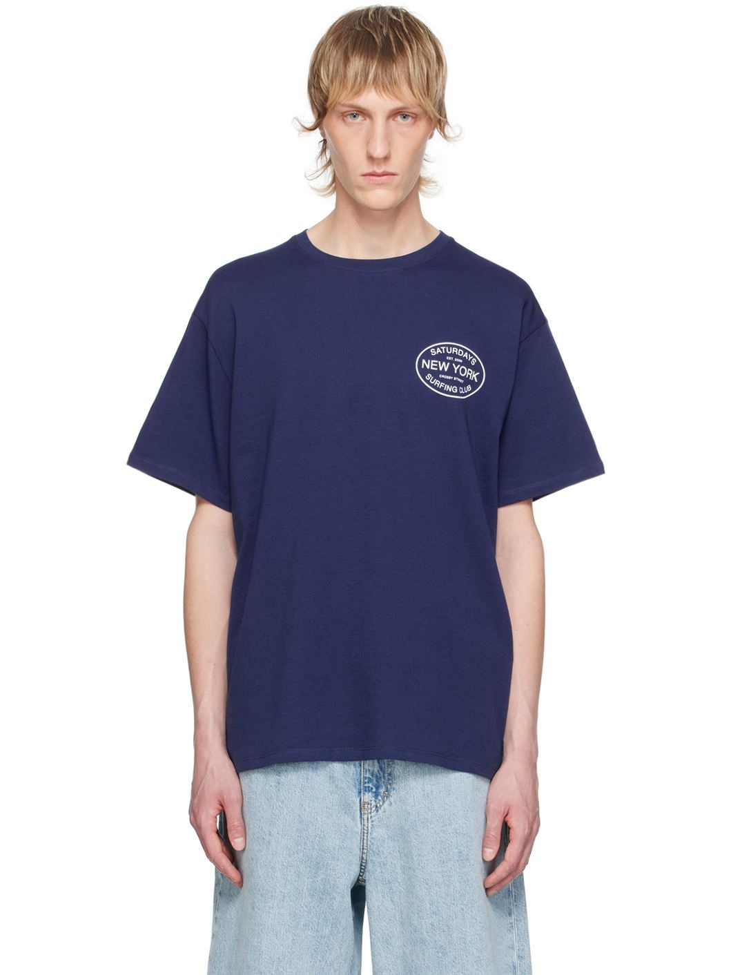 Navy Surfing Club Standard T-Shirt - 1