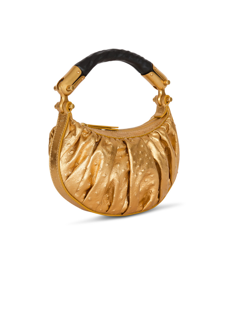 Ebene Mini bag in lamé leather 3