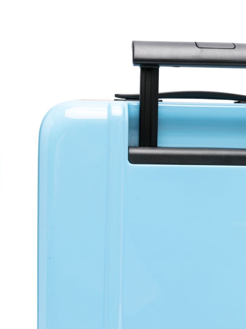 logo-print high-shine cabin suitcase 3