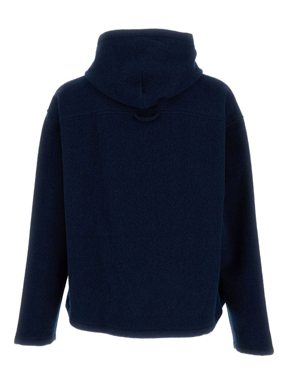 pocket hooded wool sweater - 2